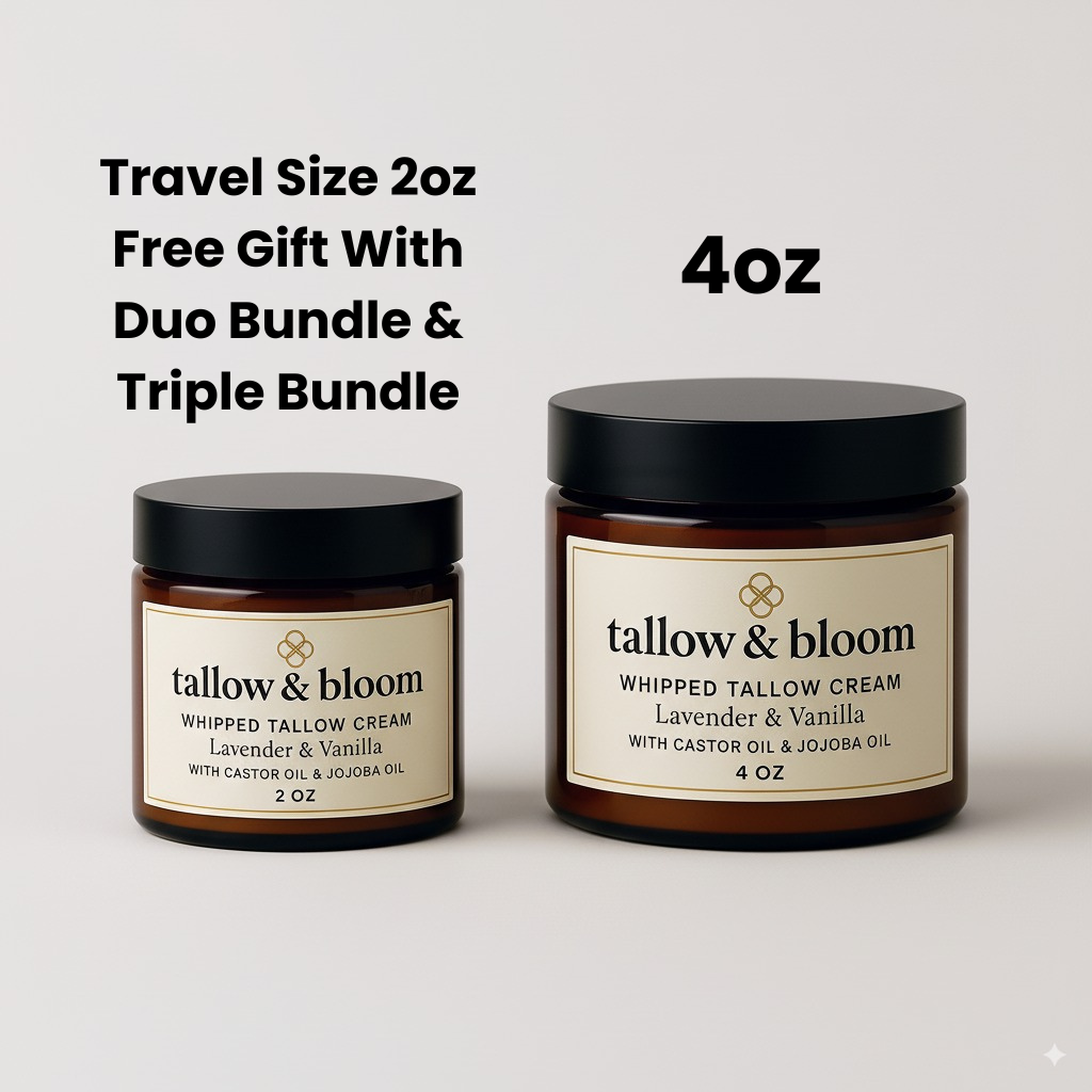 Whipped Tallow Cream For Sensitive Skin | Face & Body